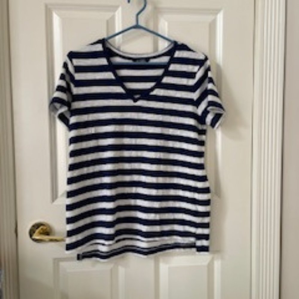 Navy and White Striped Nicole Millar T